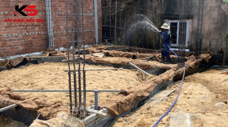 Đổ bê tông đà kiềng đúng kỹ thuật đảm bảo chất lượng công trình