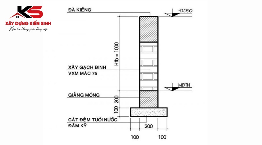 Quy trình thi công đà kiềng chuyên nghiệp tại Xây dựng Kiến Sinh